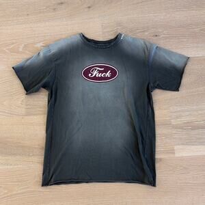 Alchemist Faded Tee Size estimated XL Gray Red Cream